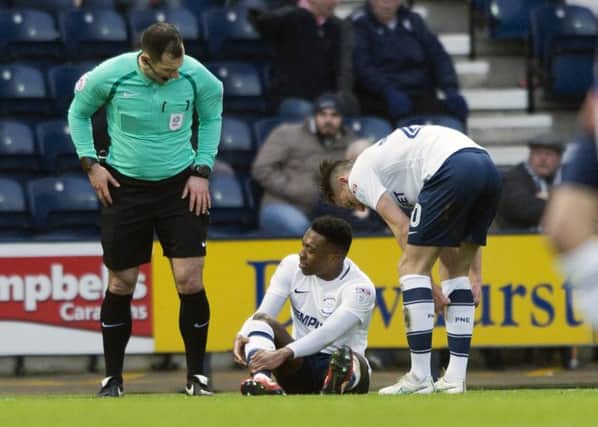 Darnell Fisher limped out of the win over Sheffield United