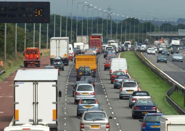 Major congestion on M6 motorway in Lancashire