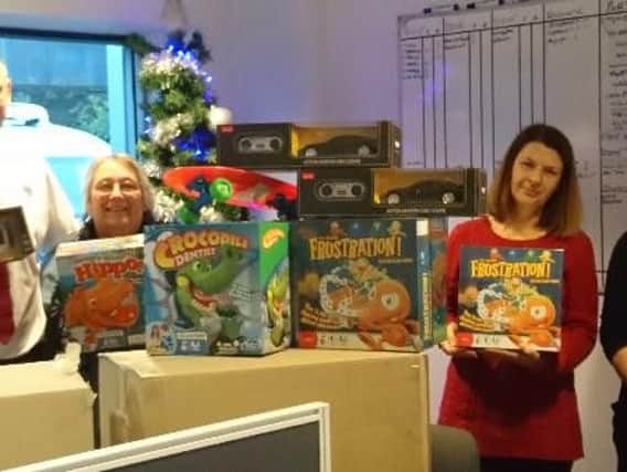 Volkswagen Van Centre, the Swansway Motor Group owned dealership, has been on Santa Patrol, giving gifts to children from Preston Panthers