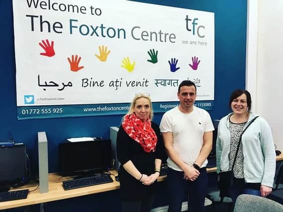 Staff from ROQ, based in Euxton, spent a day volunteering at the Foxton Centre, in Preston