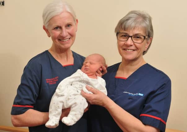 Photo Neil Cross
Infant Feeding Specialist Midwives Janet Edwards and Sue Burt retiring after 40 years of midwifery
