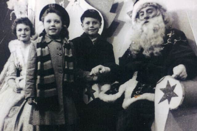 Father Christmas at RHO Hills, Blackpool, in the last 1950s
