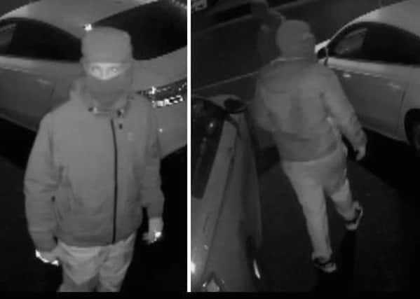 Police are looking to speak with these two individuals following two burglaries in the Howarth Road area of Chorley which occurred in the early hours of the 21 December 2017