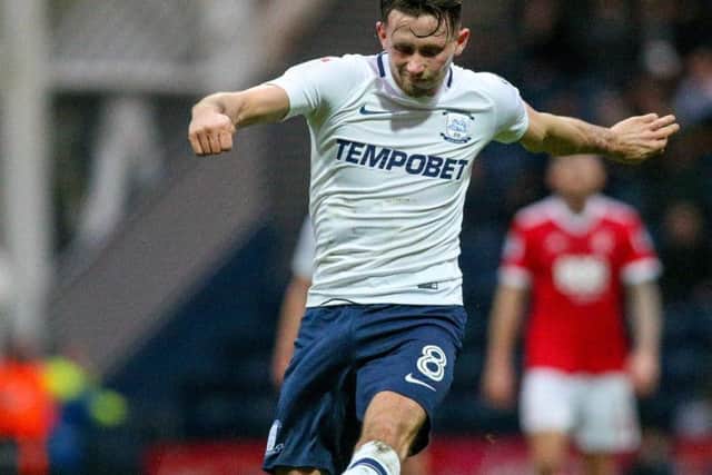 Alan Browne in action against Nottingham Forest