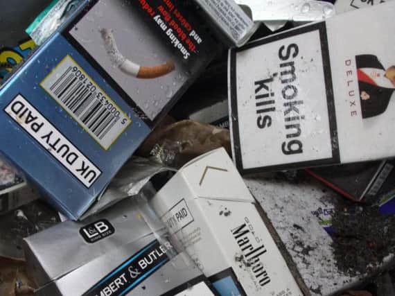 Illicit tobacco and alchol was being sold