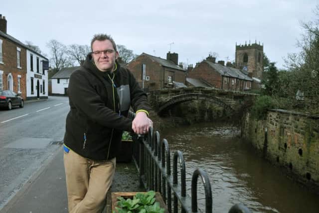 Mark Cowley, vice-chairman of Croston Parish Council. Generally council members were in favour of closing the bridge for preservation