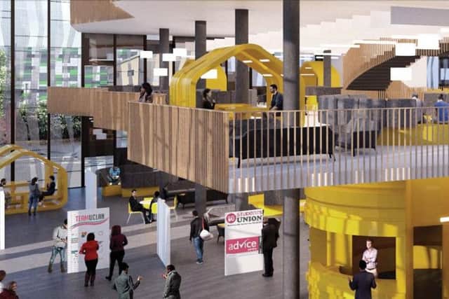The student centre will provide a range of education and leisure facilities