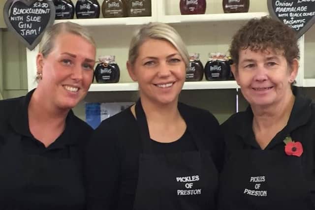 Nikki Keefe (middle) runs Pickles of Preston along with Michelle (left) and Belinda (right).