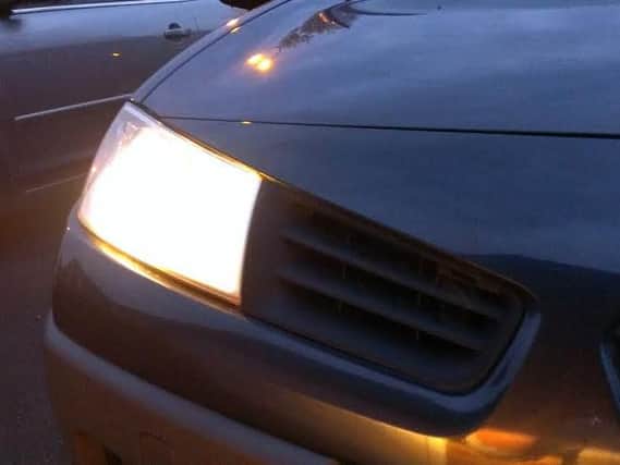 A correspondent complains about bright headlights