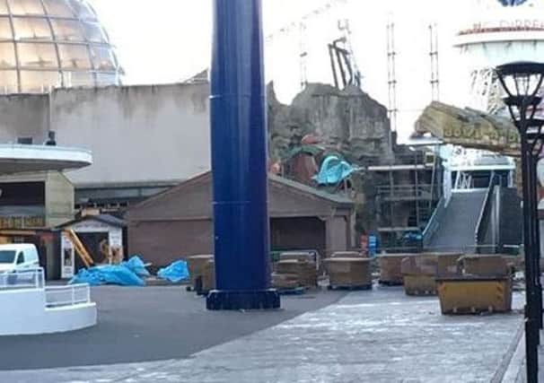 The Wild Mouse has been dismantled