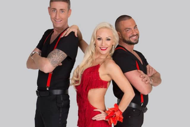 Christopher Maloney with Kirstina Rihanoff and her dance partner Robin Windsor