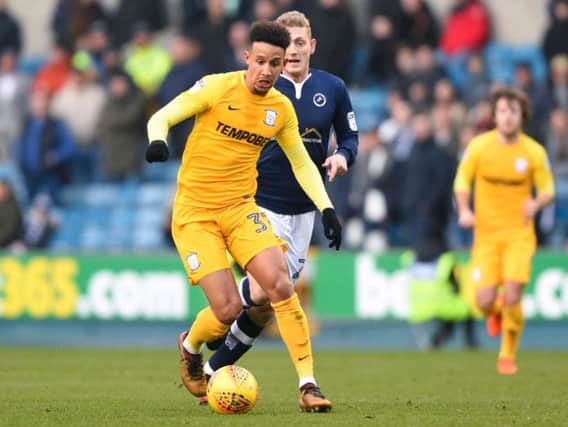 Callum Robinson in action against Millwall