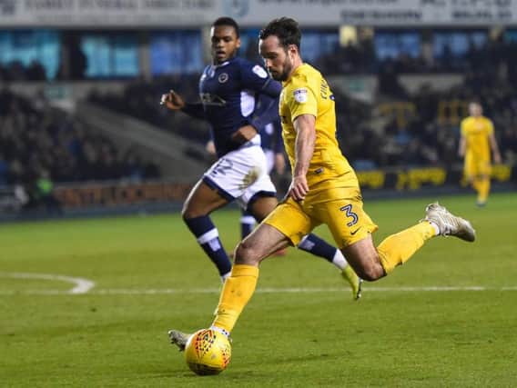 Greg Cunningham in action against Millwall.