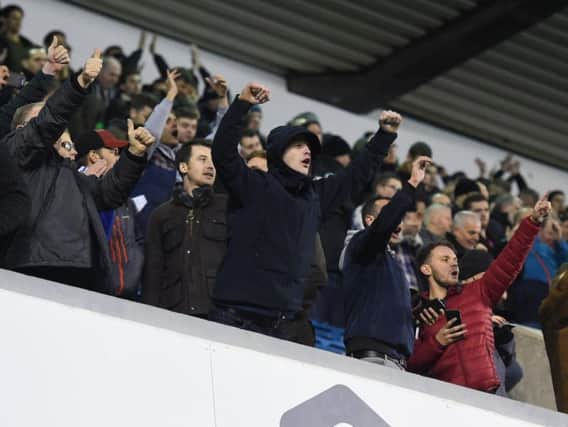 Nearly 1,500 Preston fans made the trip to The Den.