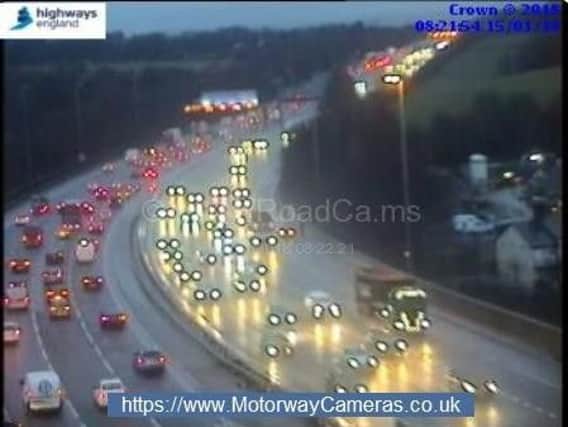 Traffic problems are being reported on the M6 and M65