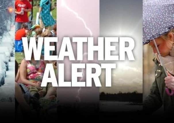 The Met Office have launched yellow weather warnings for Yorkshire.