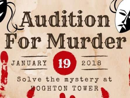 Enjoy this murder mystery evening at Hoghton Tower