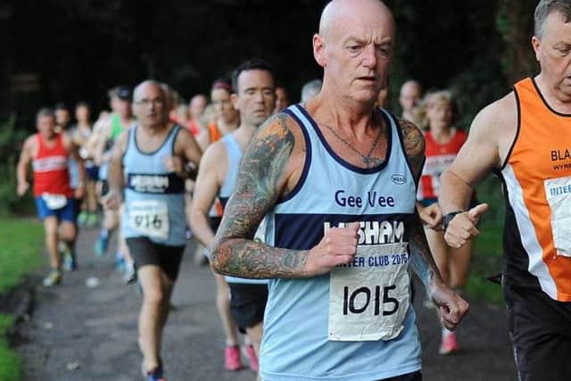 Graham Vickers running