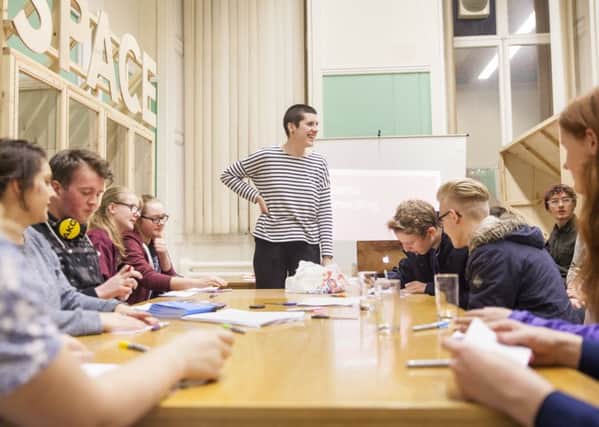 Young creatives in action
