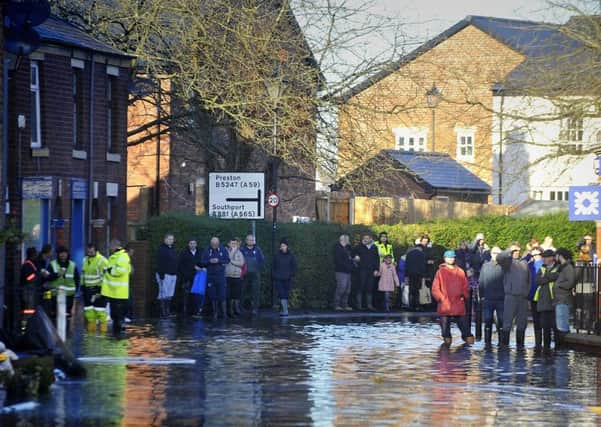 Croston was heavily affected by the floods on Boxing Day in 2015