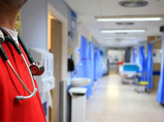 A nurse on a ward at a hospital, as The Royal College of Nursing (RCN) have warned that the NHS in England is in a "dangerous downward spiral"