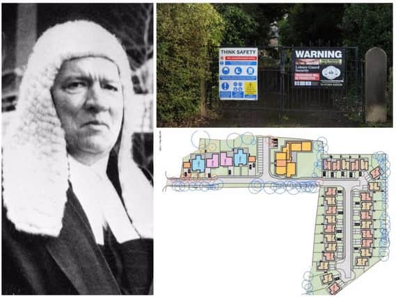 Park House in Garstang Road could see 38 new homes arrive to its site. The home was the previous residence of Judge Openshaw (left), who was murdered in it's adjacent garage.
