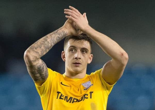 Jordan Hugill applauds the Preston fans at the final whistle