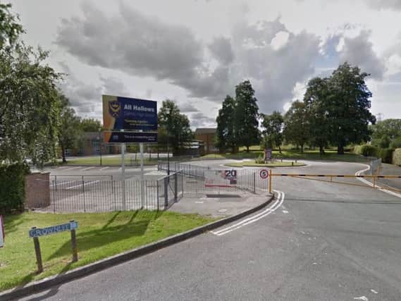 Parents of pupils at All Hallows Catholic High School onCrabtree Avenue have been advised to make arrangements