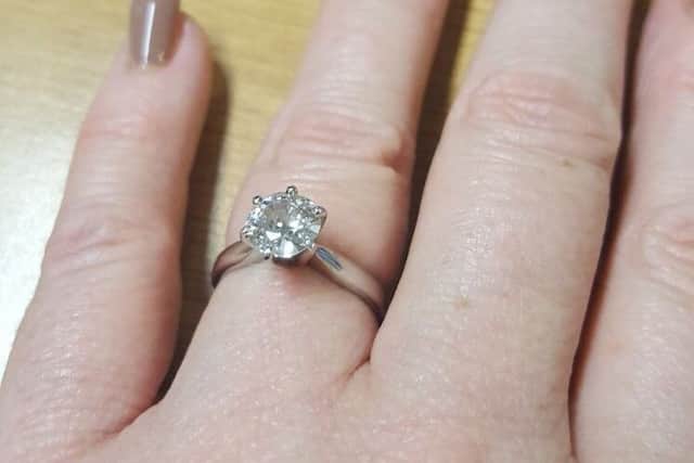 Have-a-go hero Andy Fiddler and his fiancee Mandy Rishton were in the store buying an engagement ring, pictured