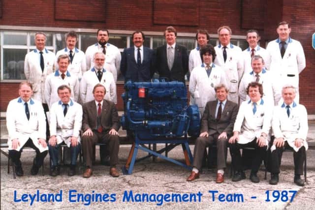 Leyland Engines management team 1987