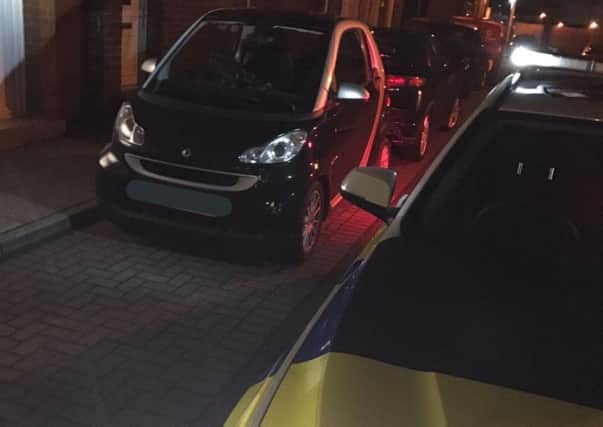 Smart car with false plates found in Preston street