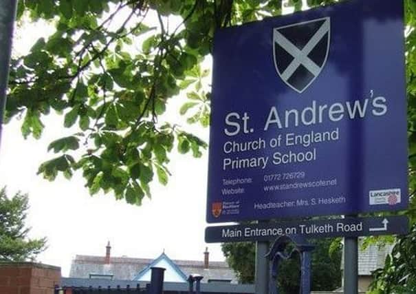 The Key Stage 2 pupils at St Andrew's Cof E Primary School in Preston were sent home on Monday.