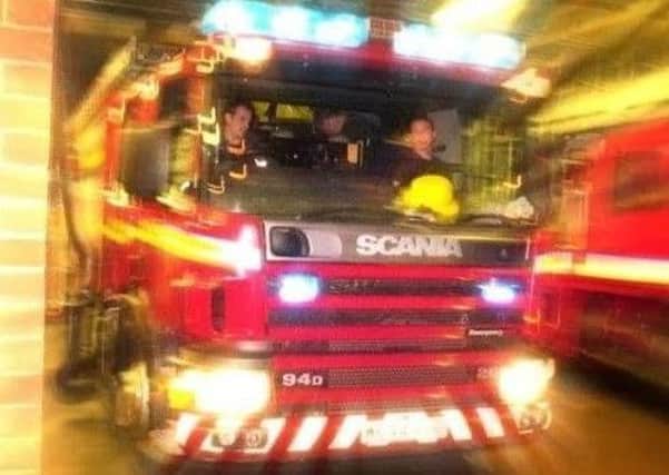 Firefighters were called out to an incident in Fleetwood.