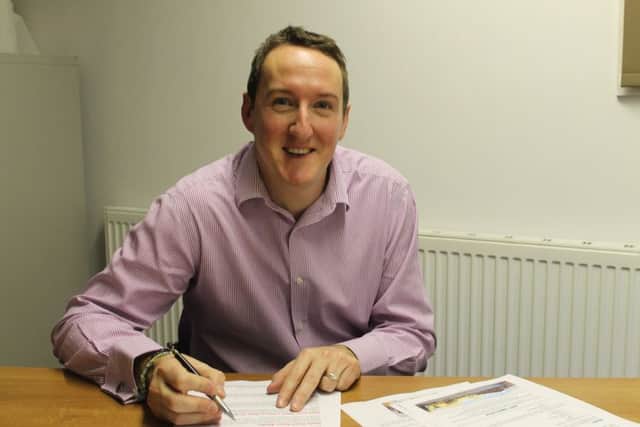 Ben Blackman, new CEO of Rainbow House, in Mawdesley