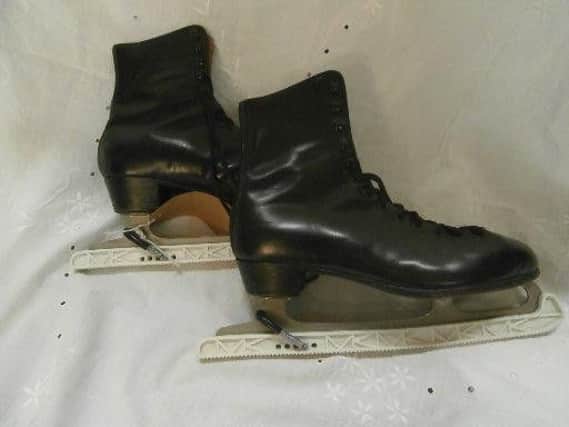 Made of leather, size 9, and on sale for 28