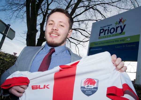 Tyler Spence,   a trainee teacher at Penwortham Priory Academy is off to the Rugby Championship Games in Australia