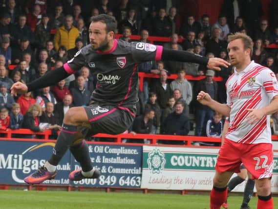 Lee Molyneux during his spell at Morecambe