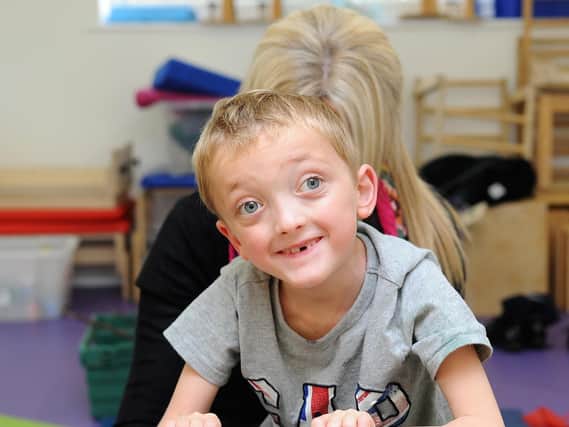 Luke Carter is one of the children supported by Rainbow House in Mawdesley