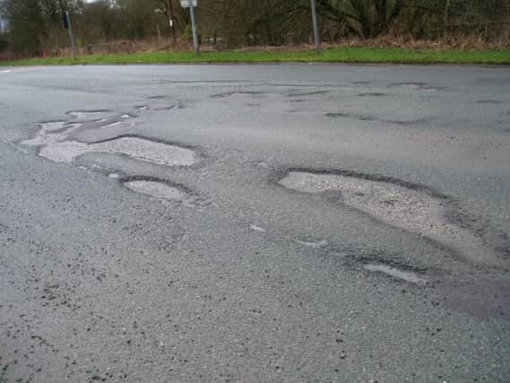 Pothole in Adlington