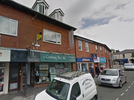 The floors above Garstang Fine Art are set to be turned into a tattoo studio. Photo: Google.