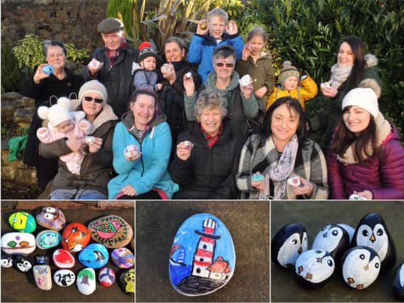 The pebble art craze has taken over Longridge.