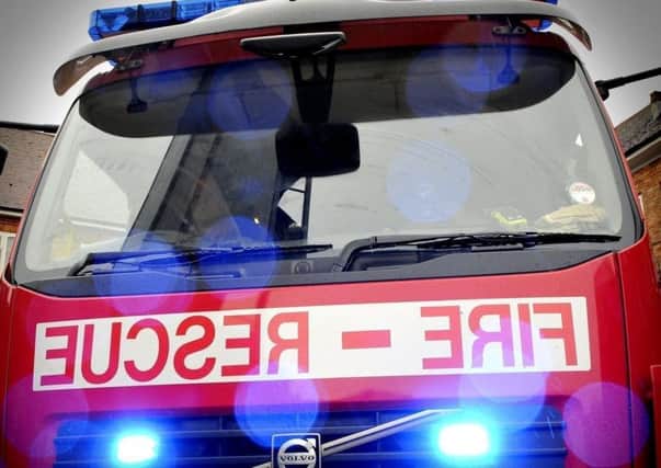Fire crews were called to the incident
