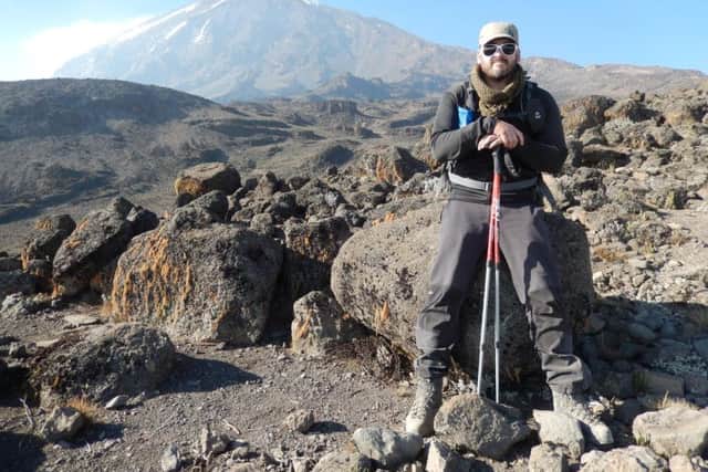 Justyn Lambert who climbed Mount Kilimanjaro for Rainbow House