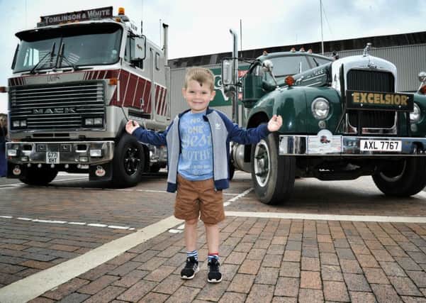 Some of the local buildings suggested for the heritage list include the Leyland Commercial Vehical Museum. Pictured is Lennon Park, five, at the  museum
