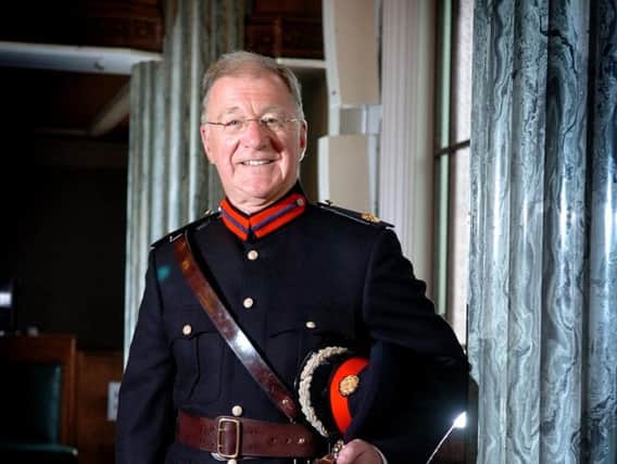 Peter Mileham when he was High Sheriff of Lancashire