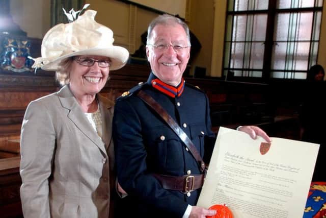Peter Mileham with his wife Shelagh