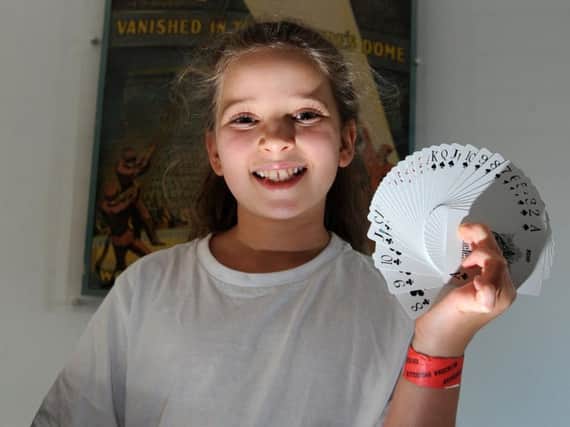 Nine-year-old Blackpool magician Issy Simpson