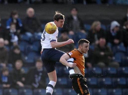 PNE skipper Paul Huntington challenges in the air
