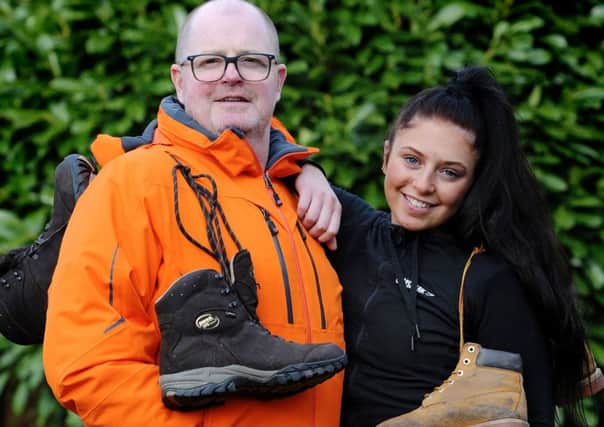 Emily Wright from Leyland, will be celebrating her 21st birthday by walking up Kilimanjaro with her dad Paul. The pair are taking on the mountain to raise money for Alder Hey Children's Hospital in Liverpool. Emily had a heart operation when she was two days old and the fundraising is a thank you to the hospital. Picture by Paul Heyes, Friday February 16, 2018.
