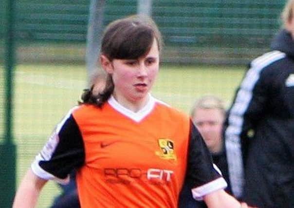 Jodie Pilling in action